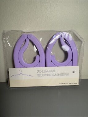 Foldable Travel Hangers - Lavender